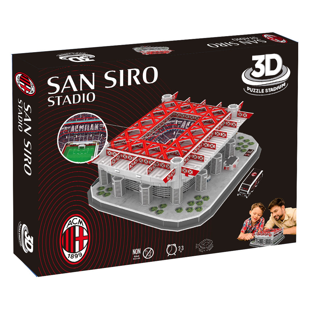AC Milan 3D Stadium Puzzle: 4 - Puzzles & Games By AC Milan