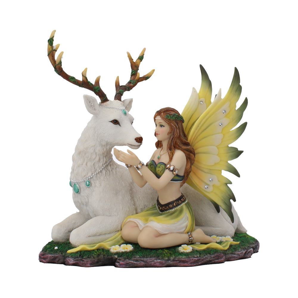 Adoration stag and spring fairy medium figurine - Shop Figures & Collectables At Gift Moments - 2