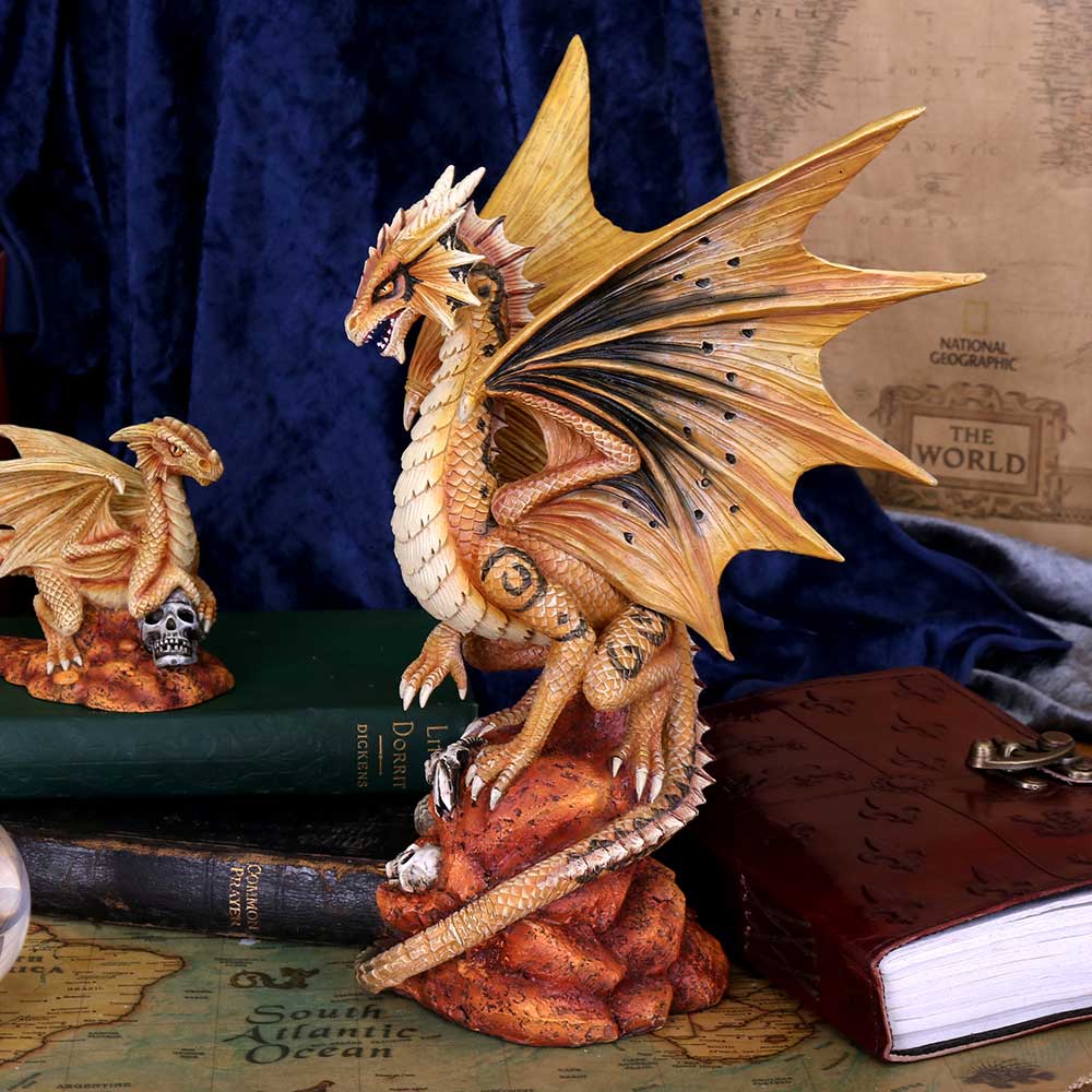 Adult Desert Dragon Figurine By Anne Stokes 24.5cm - Shop Figures & Collectables At Gift Moments - 1