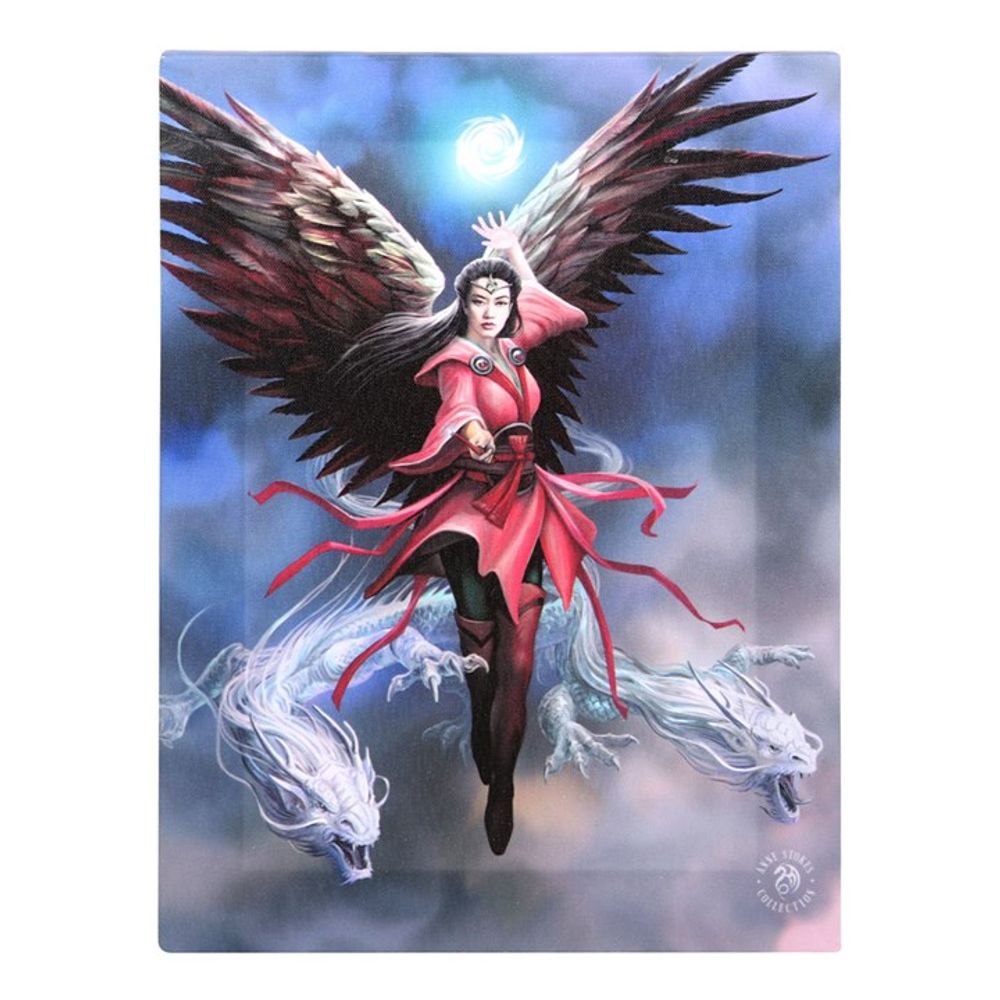 Air Element Sorceress Canvas Plaque by Anne Stokes: 2 - Wall Art By Gift Moments