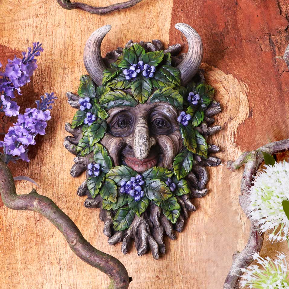 Alder Wall Mounted Tree Spirit 20.2cm: 1 - Wall Hanging Sculptures By Gift Moments