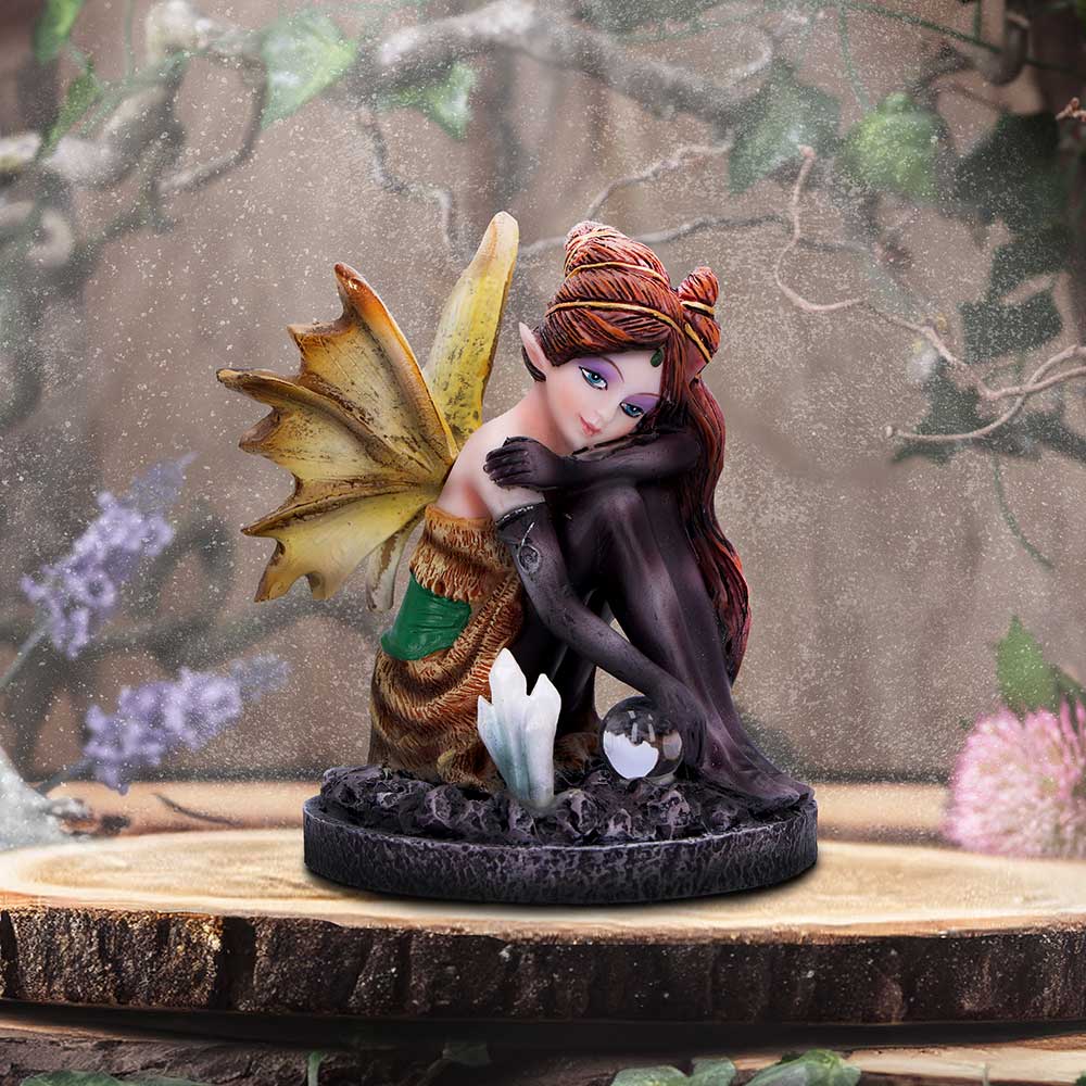 Amber Auburn Crystal Fairy Figurine: 1 - Figures & Collectables By Gift Moments