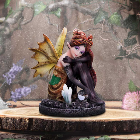 Amber Auburn Crystal Fairy Figurine: 1 - Figures & Collectables By Gift Moments