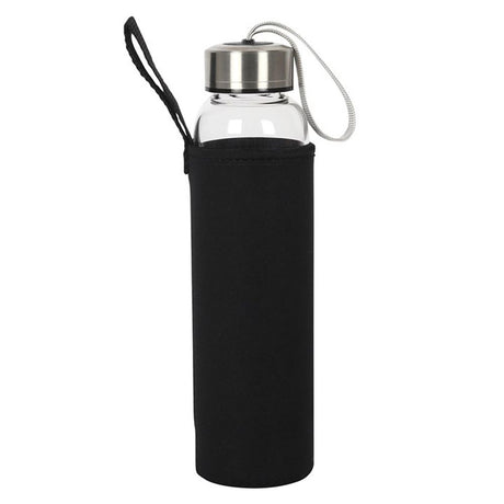 Amethyst Calming Glass Water Bottle: 4 - Water Bottles By Gift Moments