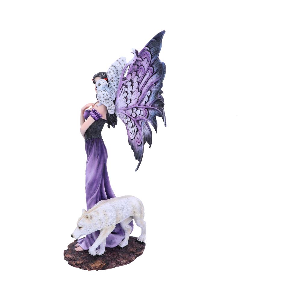 Amethyst Companions Purple Wolf and Owl Fairy Companion Figurine: 3 - Figures & Collectables By Gift Moments