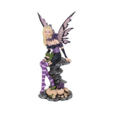 Amethyst and Hatchlings 25.5cm Purple Fairy and Baby Dragon Figurine: 2 - Figures & Collectables By Gift Moments