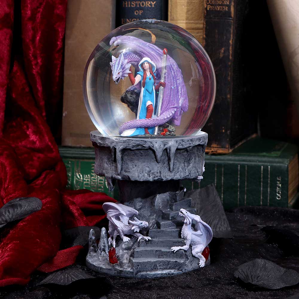 Anne Stokes Dragon Mage Snowglobe Shaker: 1 - Snow Globes By Anne Stokes