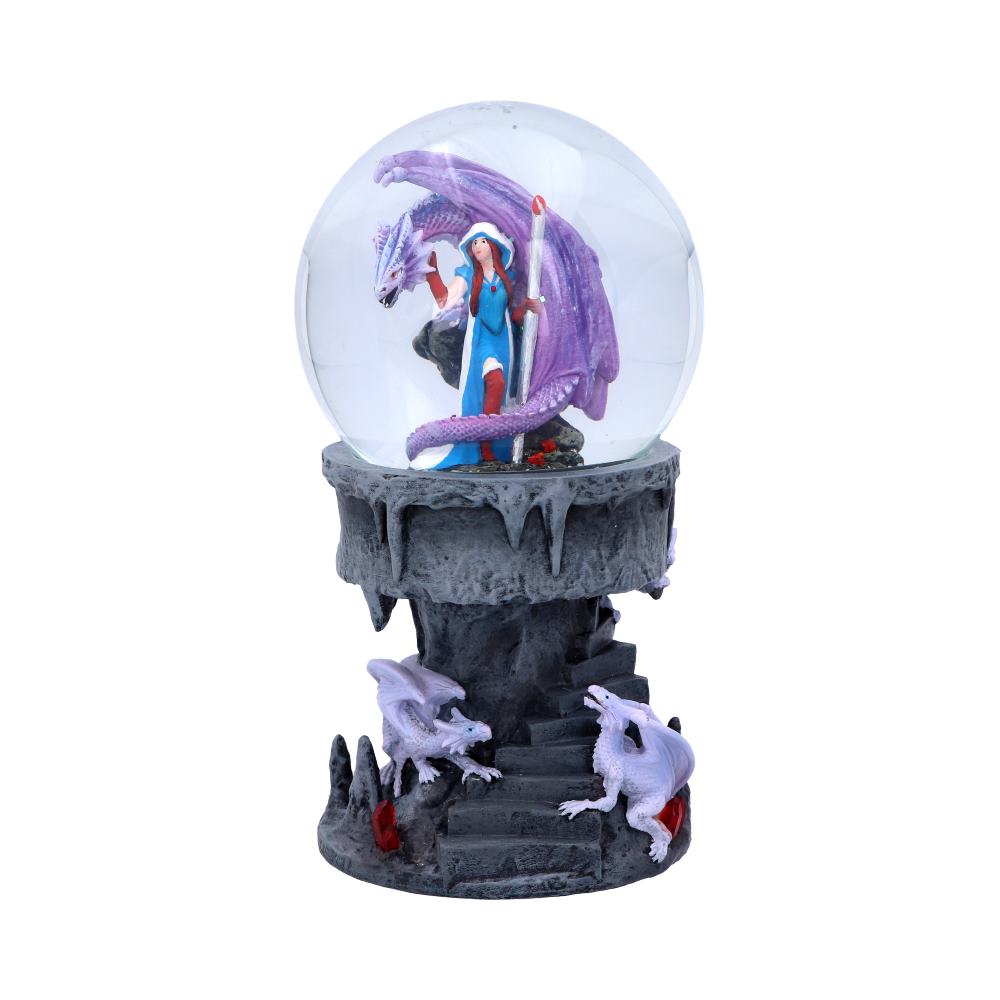 Anne Stokes Dragon Mage Snowglobe Shaker: 2 - Snow Globes By Anne Stokes