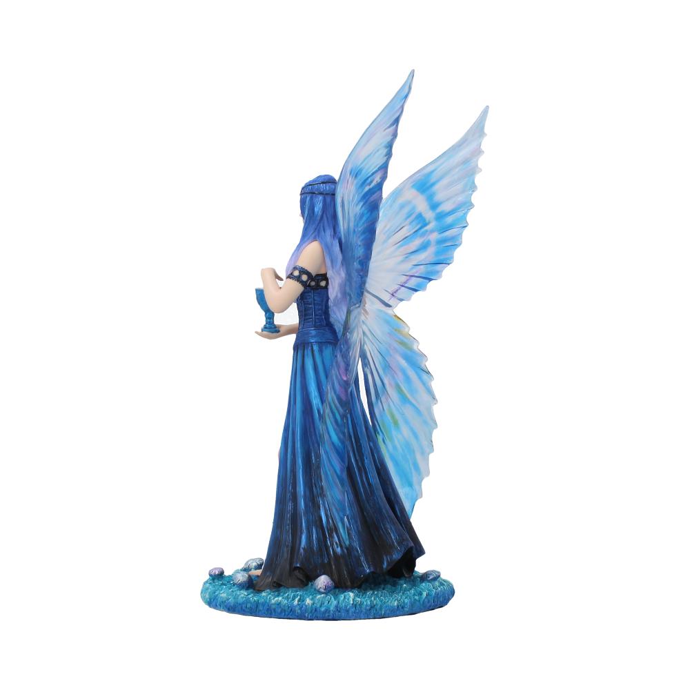 Anne Stokes Enchantment Blue Fairy with Goblet Figurine: 4 - Figurines Medium (15-29cm) By Anne Stokes
