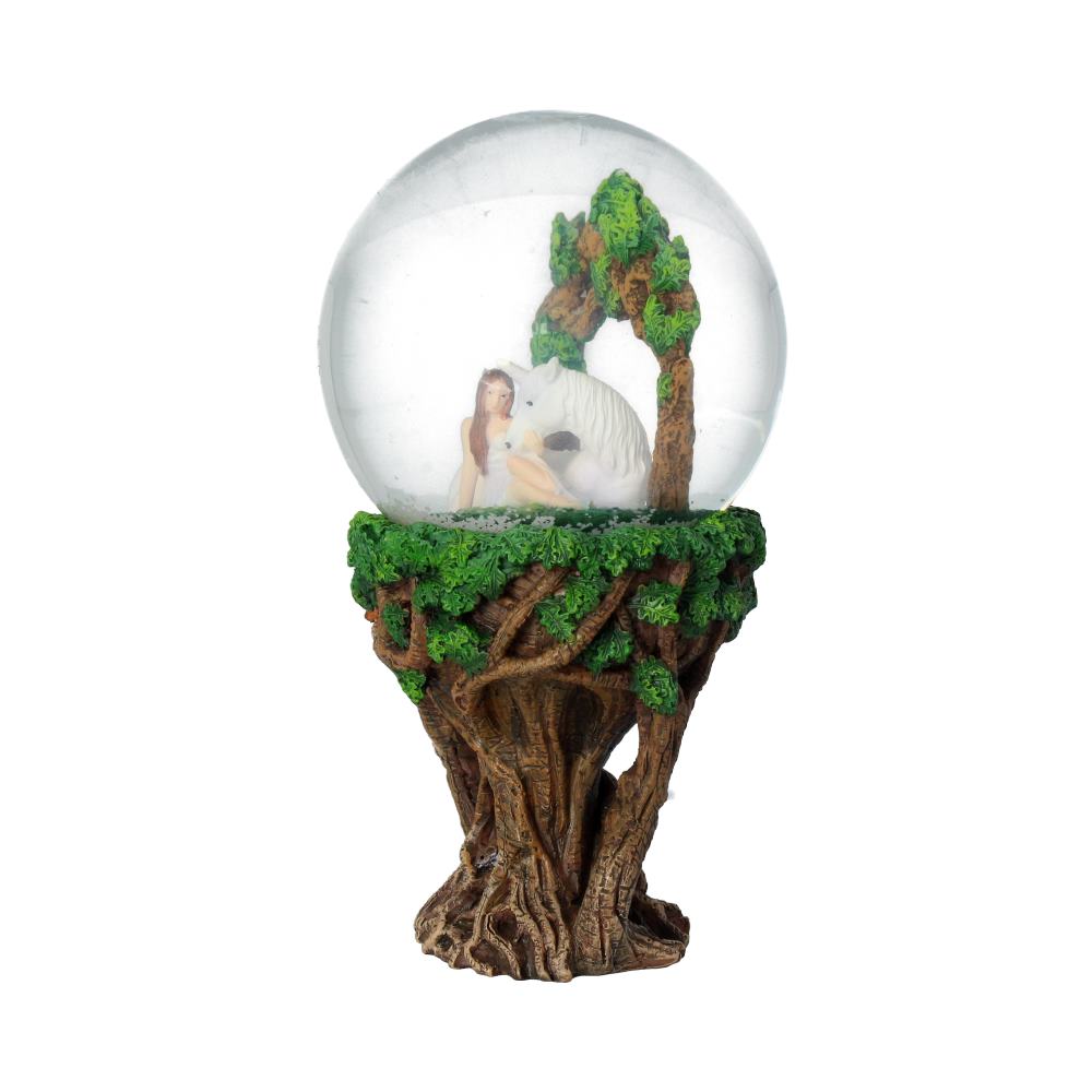 Anne Stokes Pure Heart Unicorn Snowglobe: 3 - Snow Globes By Anne Stokes