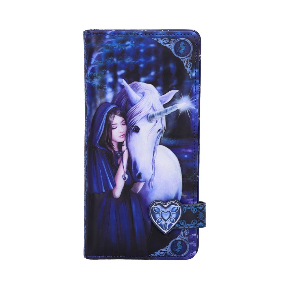 Anne Stokes Solace Embossed Purse Gothic Unicorn Wallet: 2 - Purses By Anne Stokes