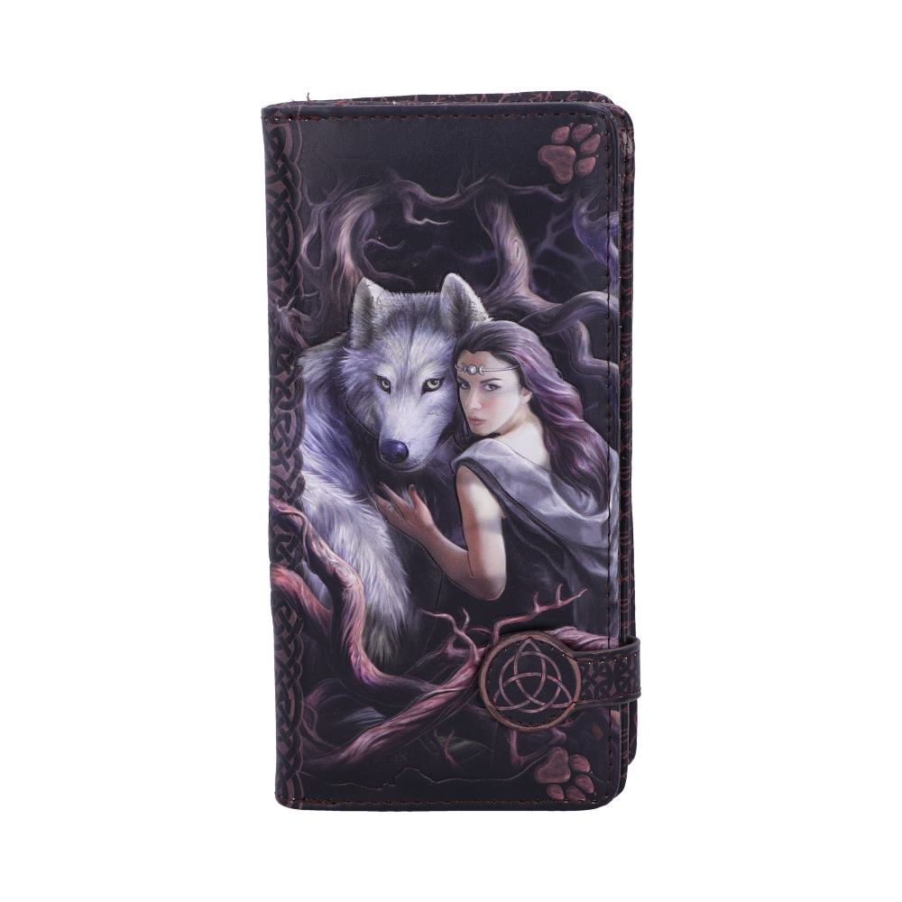 Anne Stokes Soul Bond Wolf Embossed Purse: 2 - Purses By Anne Stokes