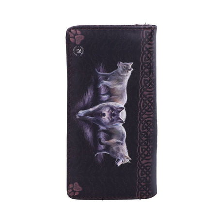 Anne Stokes Soul Bond Wolf Embossed Purse: 4 - Purses By Anne Stokes