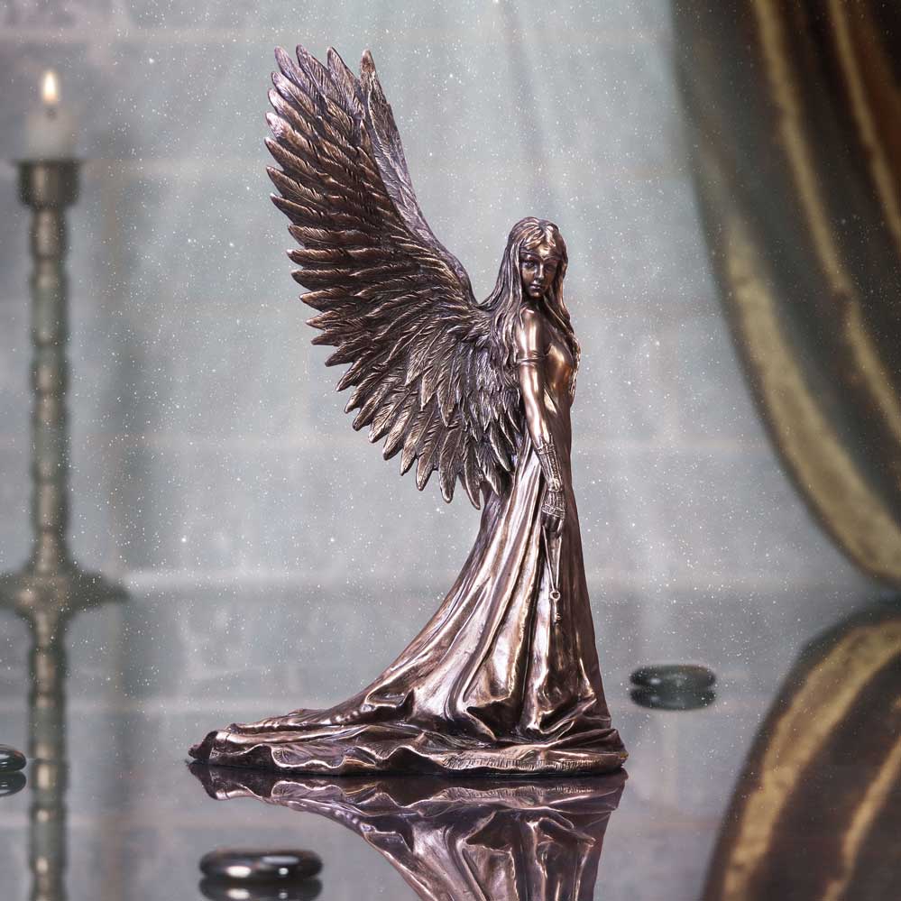 Anne Stokes Spirit Guide Bronze Figurine 24cm - Shop Figures & Collectables At Gift Moments - 1