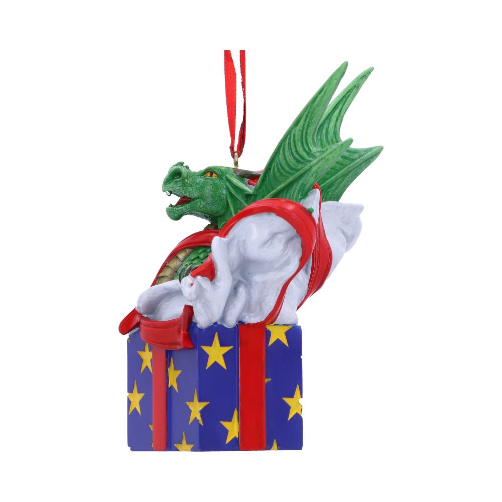 Anne Stokes Surprise Gift Hanging Ornament 12.5cm - Shop Hanging Decorations At Gift Moments - 4