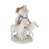 Anne Stokes Winter Guardians Wolf Companion Figurine: 2 - Figurines Medium (15-29cm) By Anne Stokes