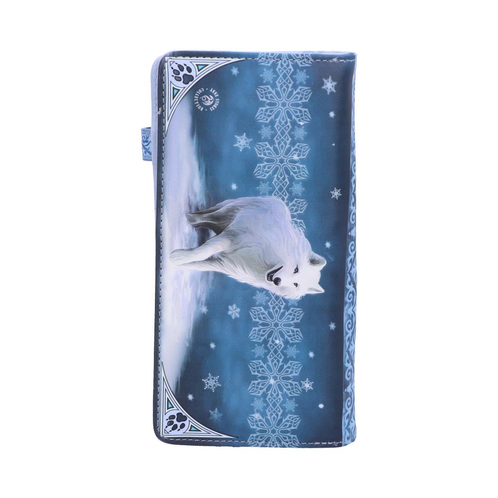 Anne Stokes Winter Guardians Wolf Embossed Purse: 4 - Purses By Anne Stokes