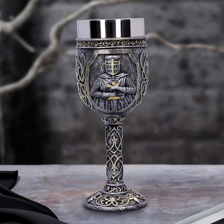 Armoured Medival Knight Soldier Goblet 19cm: 1 - Goblets & Chalices By Gift Moments