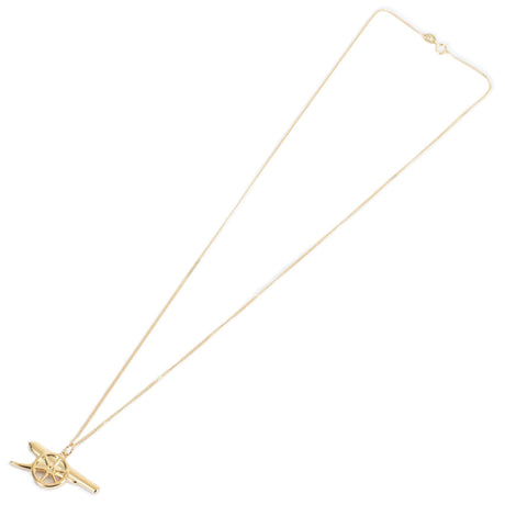 Arsenal FC 18ct Gold Plated on Silver Cannon Pendant & Chain: 3 - Necklaces By Arsenal