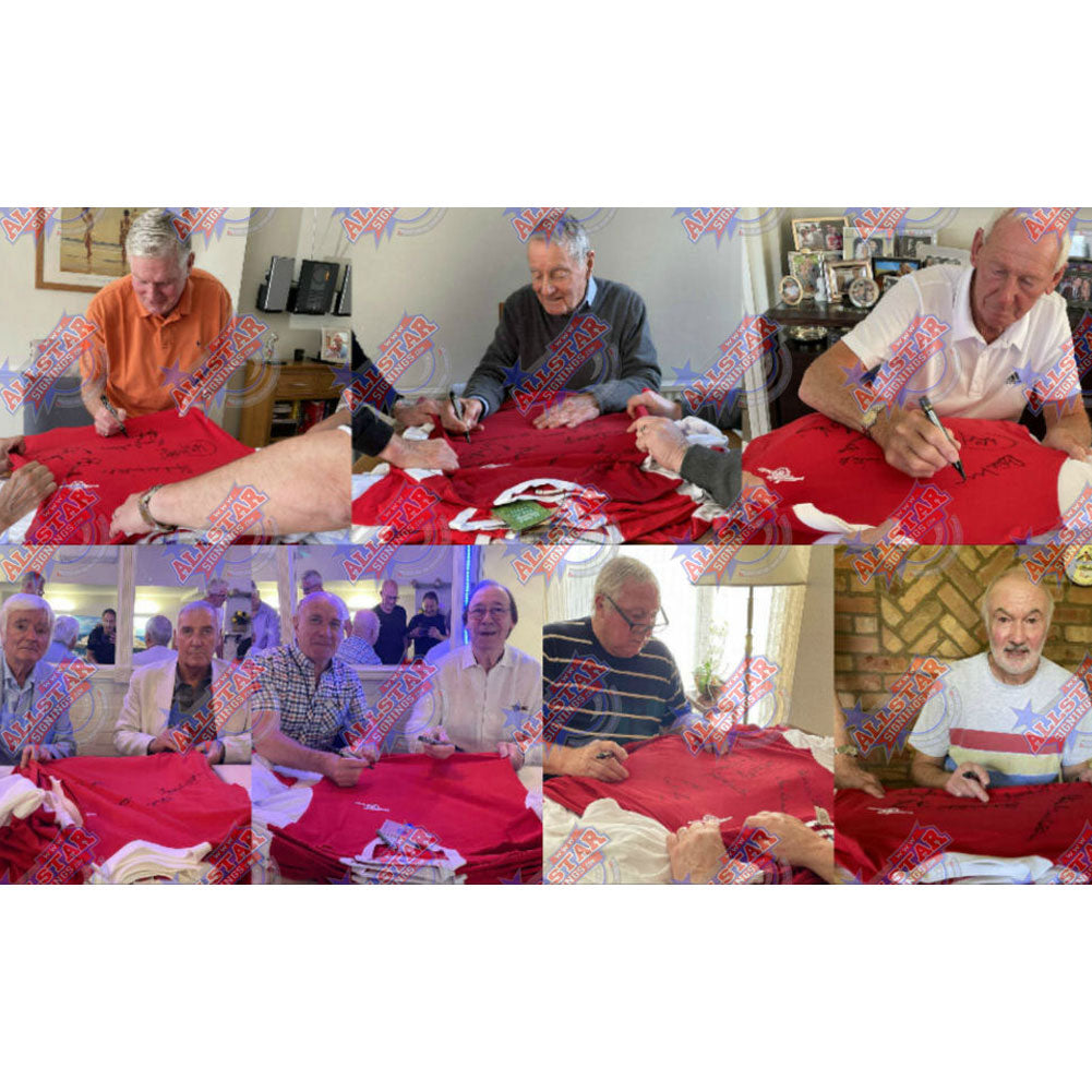 Arsenal FC 1971 Double Winners Signed Shirt (Framed): 2 - Signed Memorabilia By Arsenal