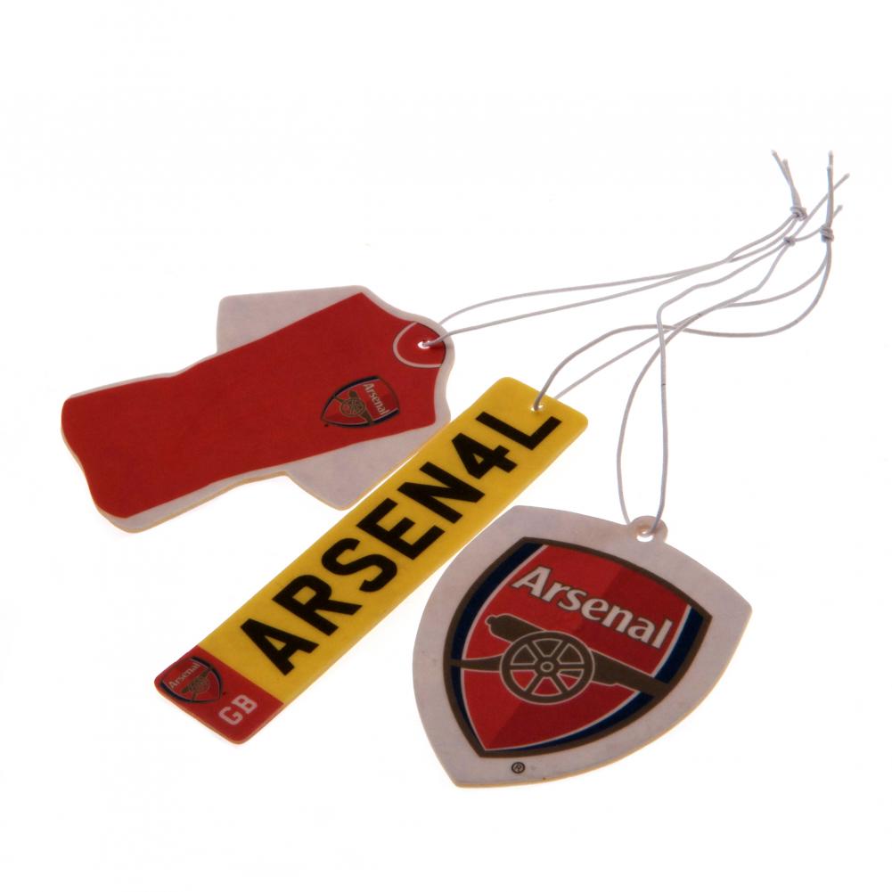 Arsenal FC 3pk Air Freshener - Shop Car Accessories At Gift Moments - 2