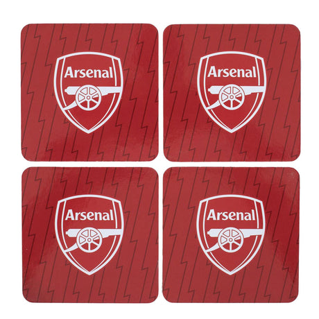 Arsenal FC 4pk Cork Coaster: 3 Coasters By Arsenal