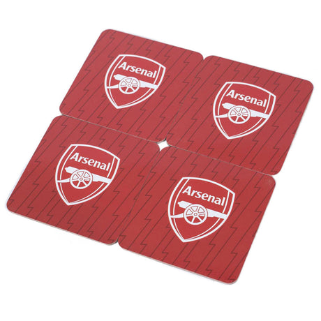 Arsenal FC 4pk Cork Coaster: 2 Coasters By Arsenal