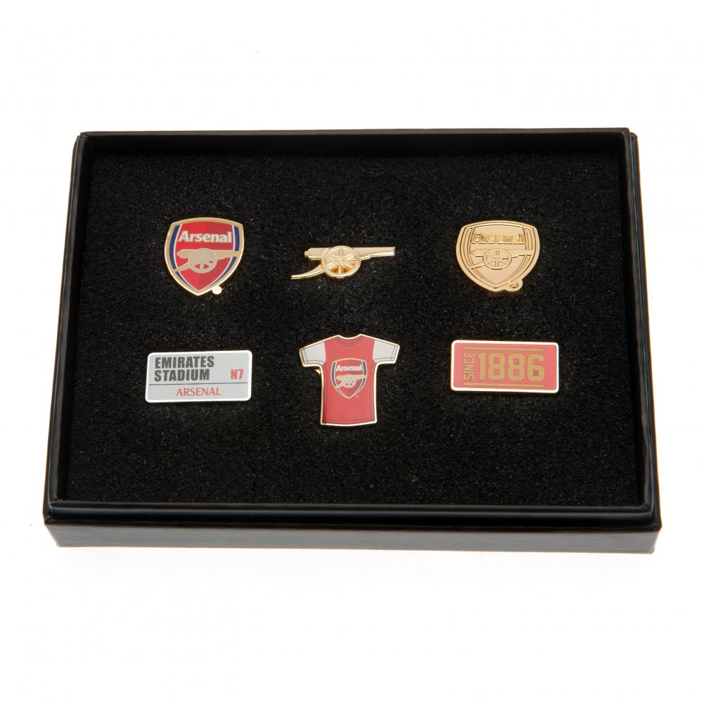 Arsenal FC 6pc Badge Set: 1 - Badges By Arsenal