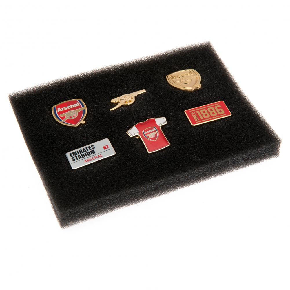 Arsenal FC 6pc Badge Set: 2 - Badges By Arsenal