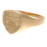 Arsenal FC 9ct Gold Crest Ring Large: 2 - Jewellery By Arsenal