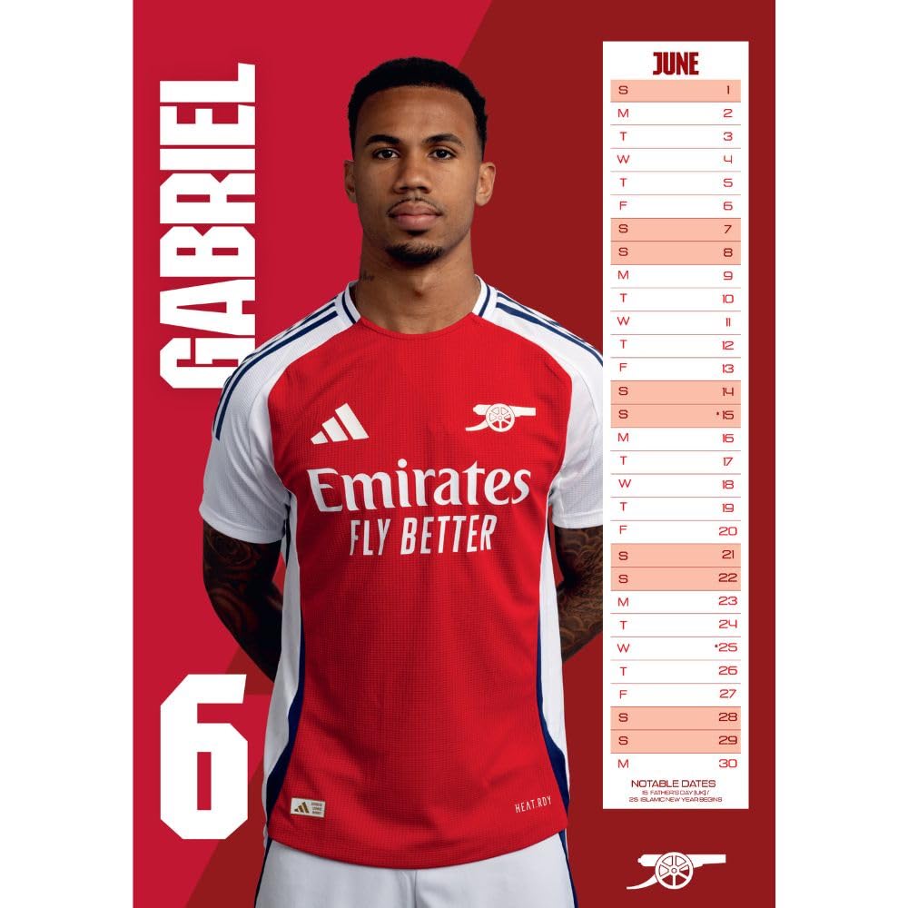 Arsenal FC A3 Calendar: 2 - Calendars By Arsenal
