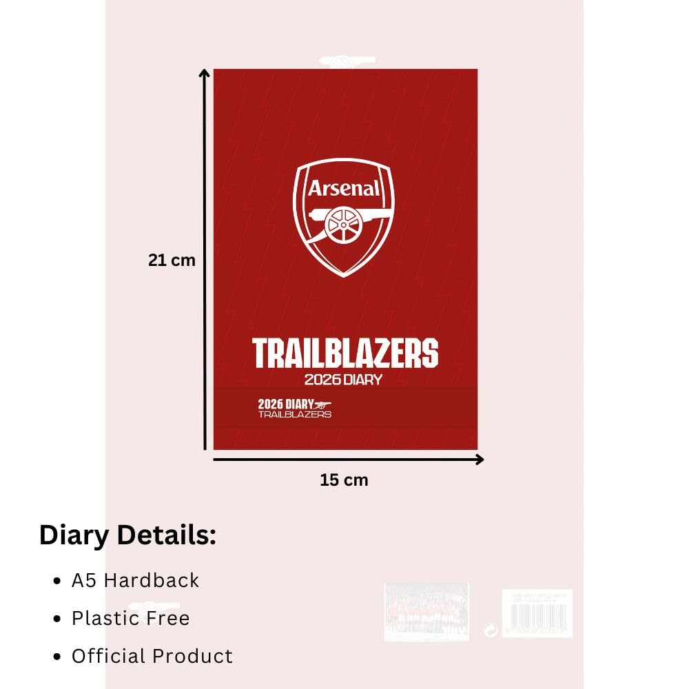 Arsenal FC A5 Diary 2026: 5 - Diaries By Arsenal