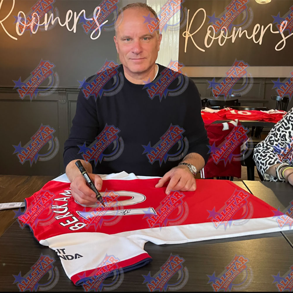 Arsenal FC Bergkamp & Henry Signed Shirts (Dual Framed): 2 - Signed Memorabilia By Arsenal