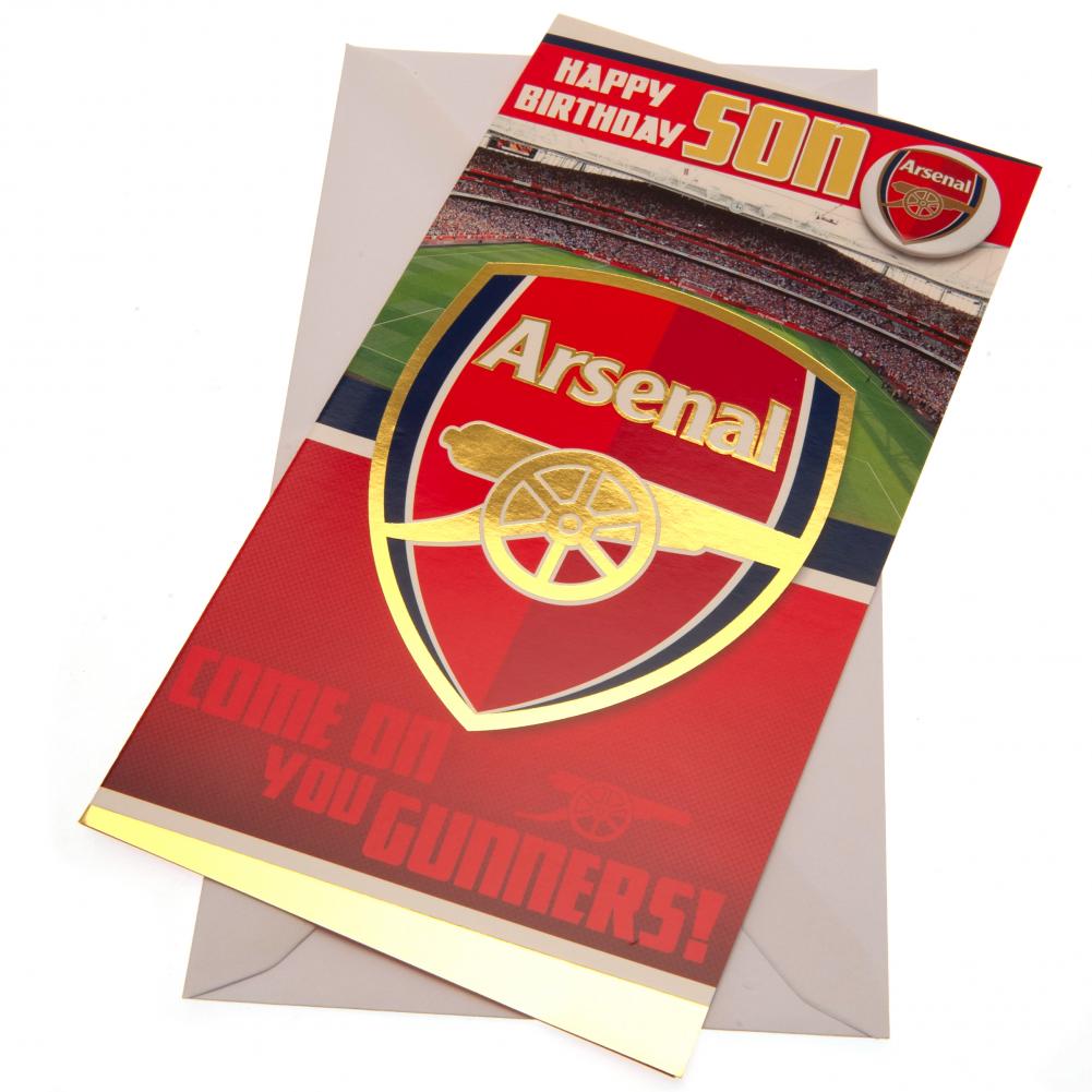 Arsenal FC Son Birthday Card: 1 - Greeting Cards By Arsenal