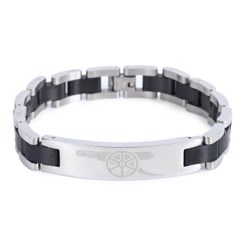 Arsenal FC Black Inlay Bracelet: 1 - Jewellery By Arsenal