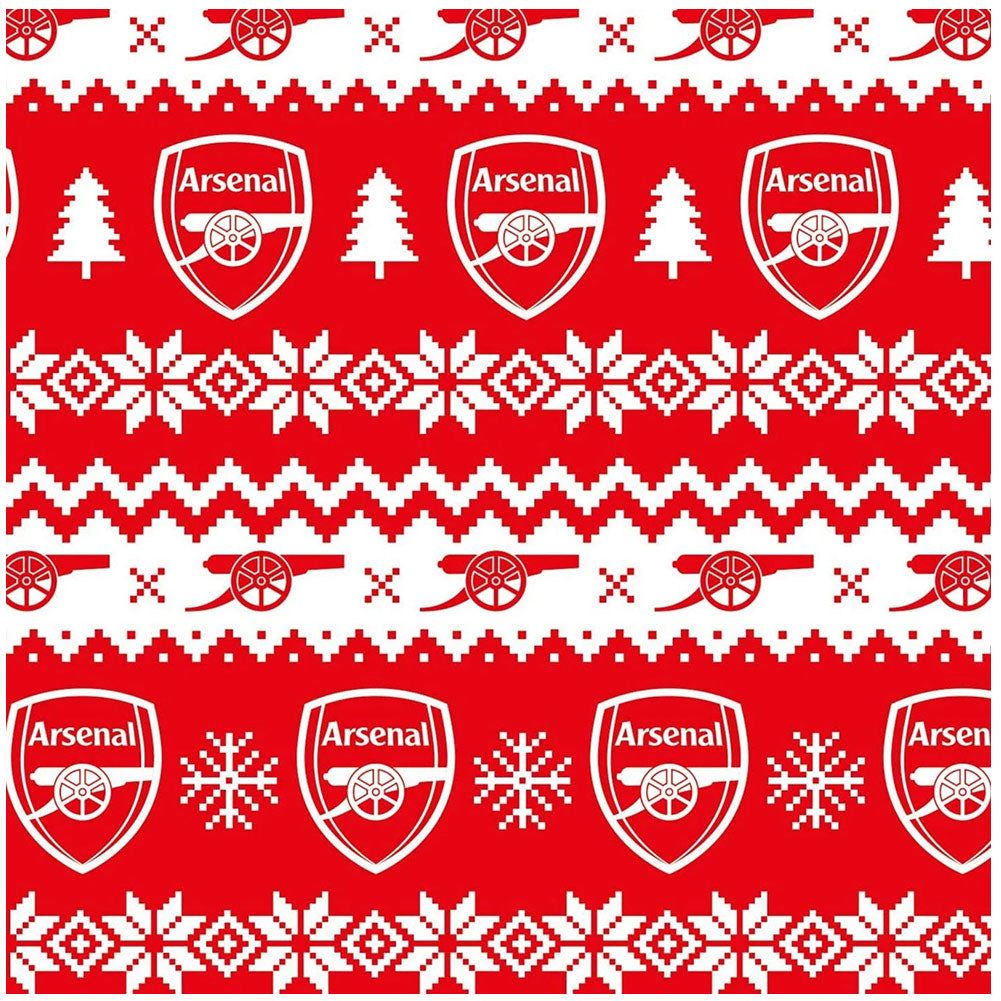 Arsenal FC Christmas Gift Wrap: 2 - Gift Wrap & Bags By Arsenal