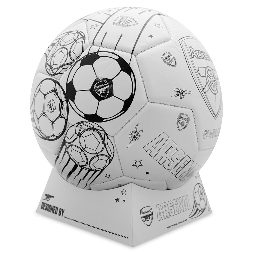 Arsenal FC ’Colour In’ Mini Football Set: 5 - Balls By Arsenal