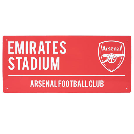Arsenal FC Colour Street Sign - Shop Signs & Plaques At Gift Moments - 1