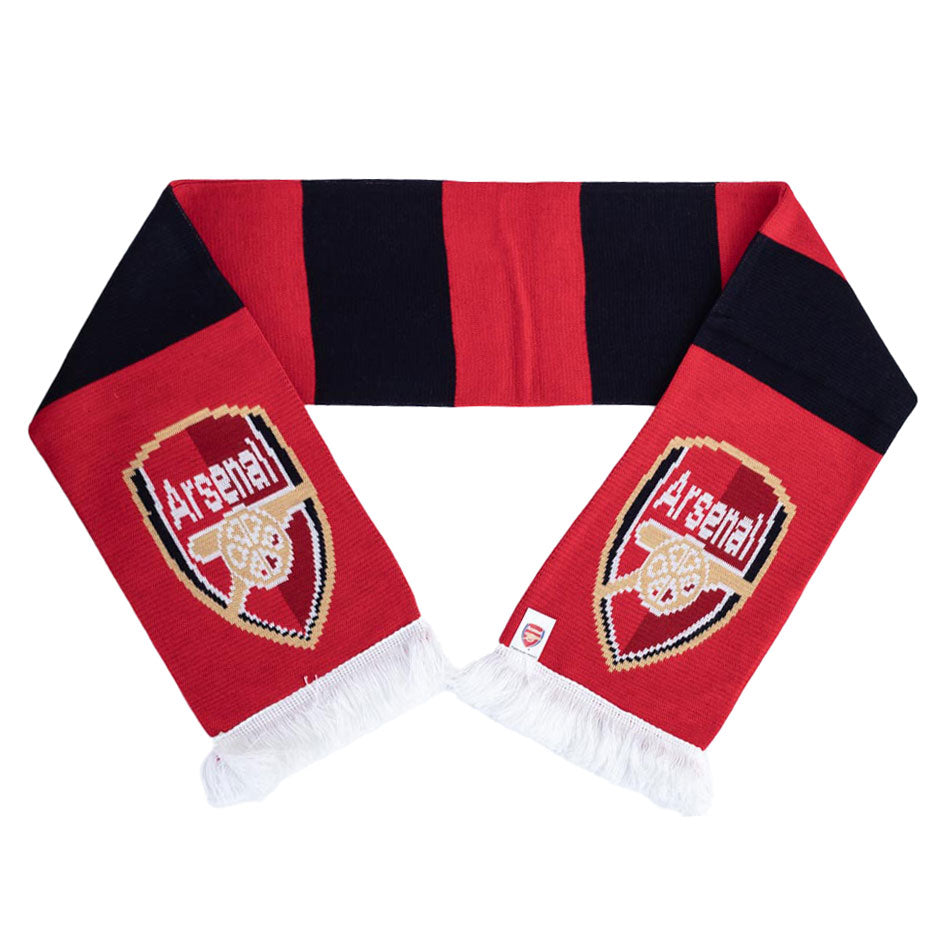Arsenal FC Contrast Bar Scarf: 3 - Scarves By Arsenal