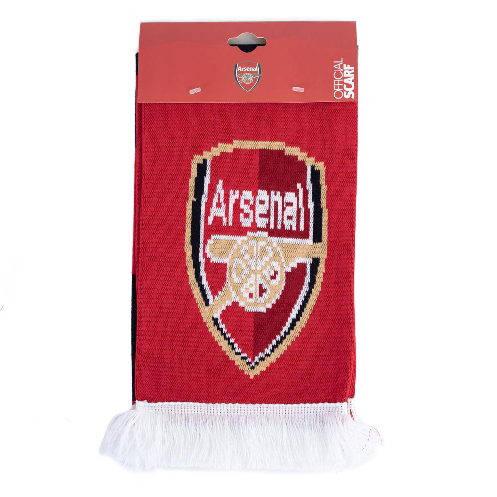 Arsenal FC Contrast Bar Scarf: 4 - Scarves By Arsenal