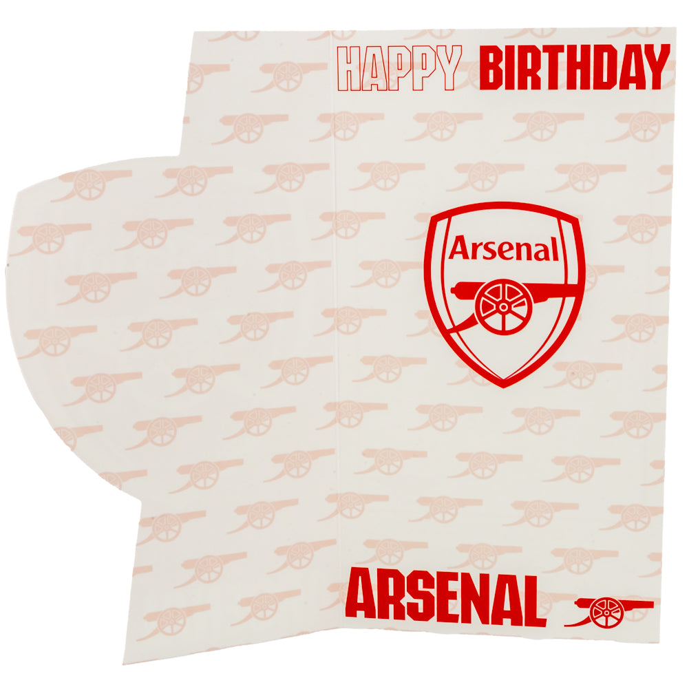 Arsenal FC Crest Birthday Card: 3 - Greeting Cards By Arsenal