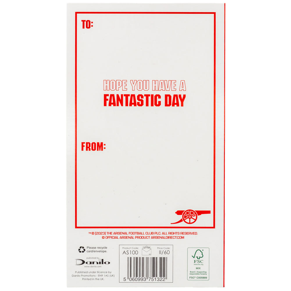 Arsenal FC Crest Birthday Card: 4 - Greeting Cards By Arsenal