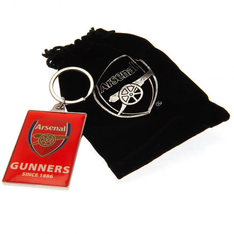 Arsenal FC Deluxe Keyring: 1 - Keyrings By Arsenal