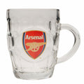 Arsenal FC Dimple Glass Tankard - Shop Tankards At Gift Moments - 1