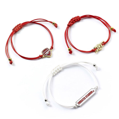 Arsenal FC Friendship Bracelet Set: 2 Bracelets By Arsenal