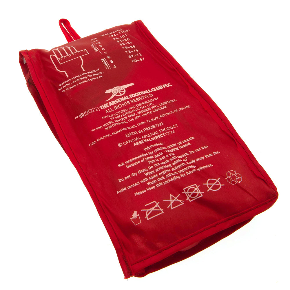 Arsenal FC Delta Goalkeeper Gloves Kids: 4 - Gloves By Arsenal