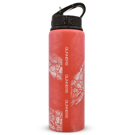 Arsenal FC HD Printed Aluminium Drinks Bottle: 2 Water Bottles By Arsenal