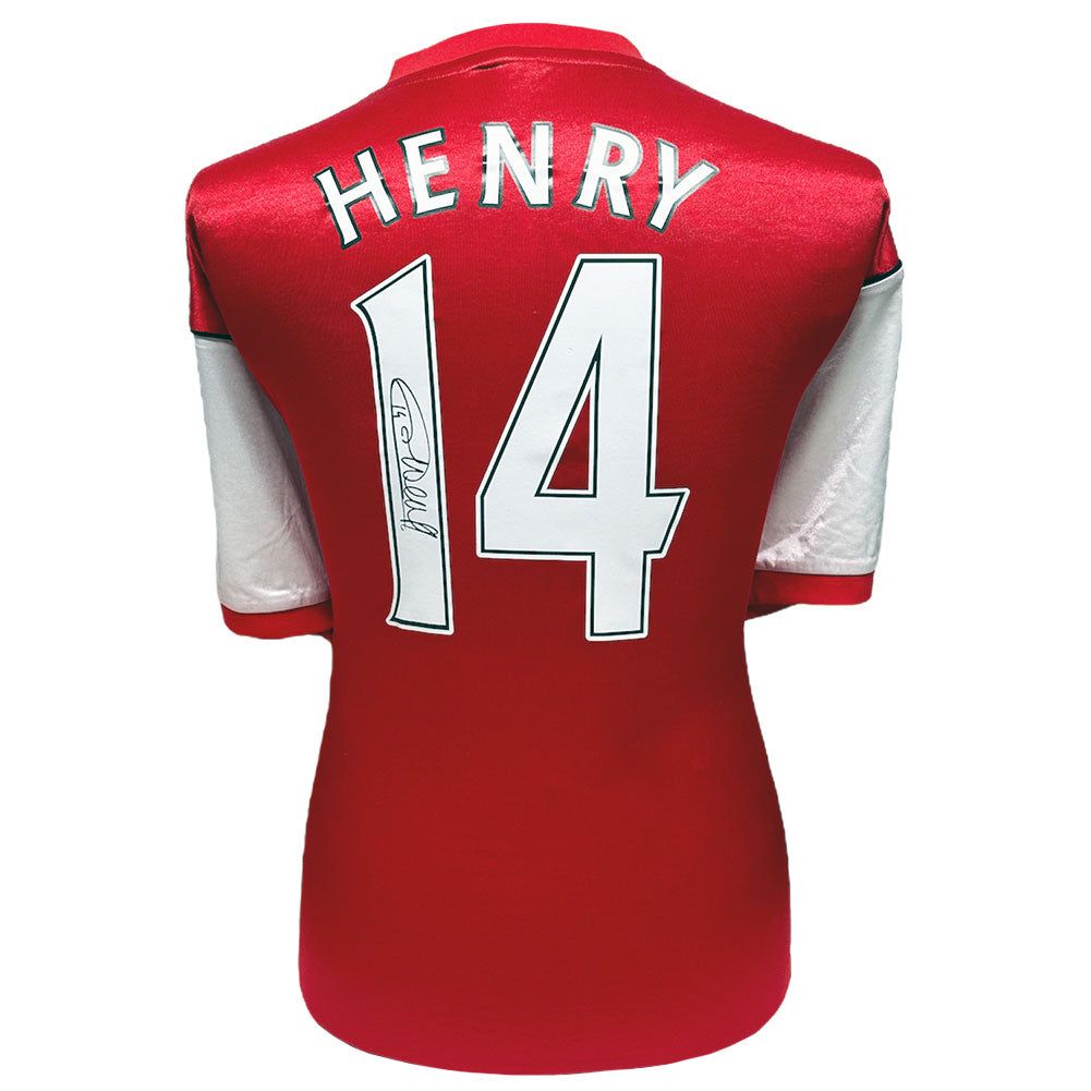 Arsenal FC Henry Signed Shirt: 1 - Signed Memorabilia By Arsenal