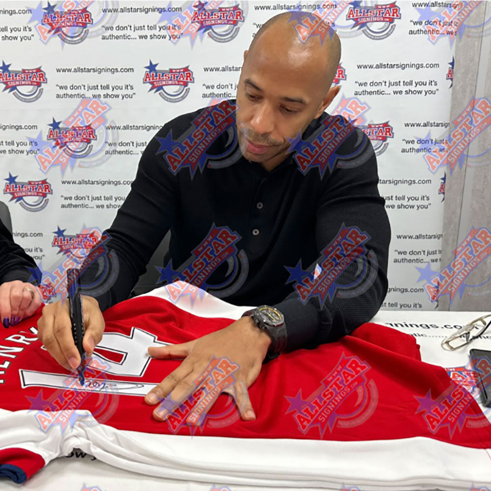 Arsenal FC Henry Signed Shirt (Framed): 2 - Signed Memorabilia By Arsenal