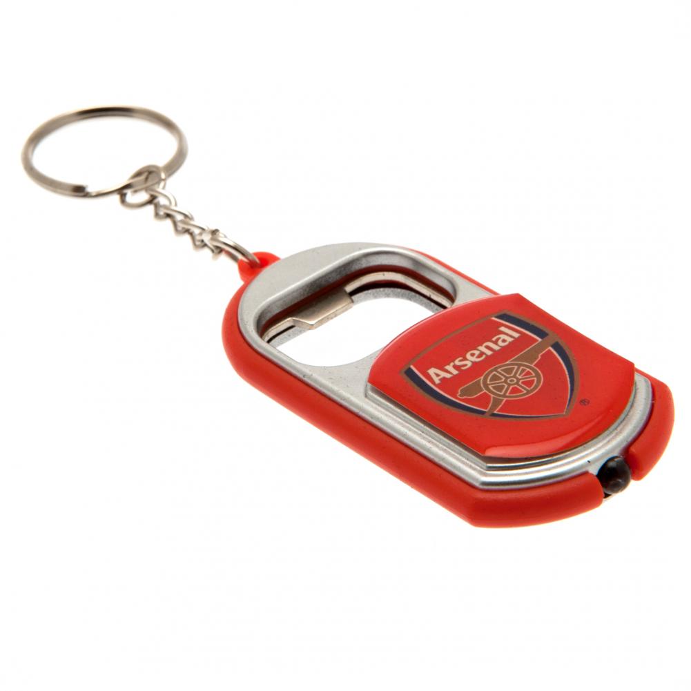 Arsenal FC Keyring Torch Bottle Opener: 3 - Keyrings By Arsenal